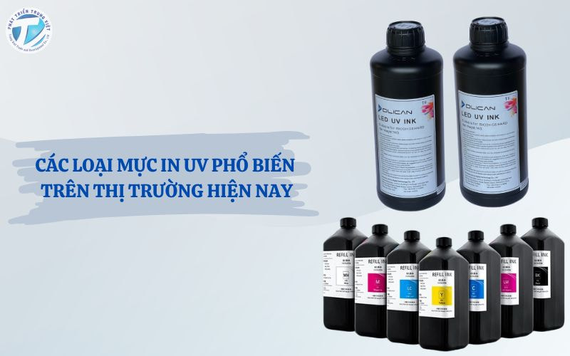 Các loại mực in UV phổ biến trên thị trường hiện nay